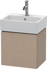 Duravit L-Cube Waschtischunterbau 434 mm weiß matt, 1 Tür links, wandhängend