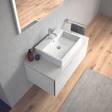 DURAVIT Aufsatzbecken Vero Air 600 mm mit Überlauf, Hahnlochbank und geschliffener Oberfläche in Weiß