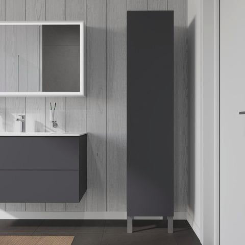 Duravit L-Cube Waschtischunterbau 1220 mm taupe matt mit 2 Schubkästen und Tip-On-Technik