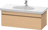 DURAVIT DuraStyle Waschtischunterbau 1000 mm wandhängend mit 1 Auszug und Soft-Close in Weiß Matt