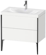 Duravit Möbelwaschtischset XVIU 800x480mm Chaos mit Möbelwaschtisch Viu und Unterbau