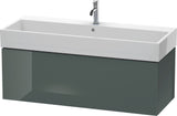 DURAVIT L-Cube Waschtischunterbau 1184 mm Amerikanisch Nussbaum mit 1 Auszug und Tip-On-Technik
