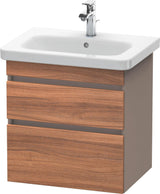 DURAVIT DuraStyle Waschtischunterbau wandhängend 580 mm mit 2 Schubkästen, weiß matt