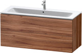 Duravit L-Cube Waschtischunterbau 1220 mm taupe matt mit 2 Schubkästen und Tip-On-Technik
