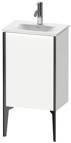 Duravit Waschtischunterbau XVIU 591x430x310mm Pro sw ma TA li ta s-matt – bodenstehend mit Aluminiumprofil