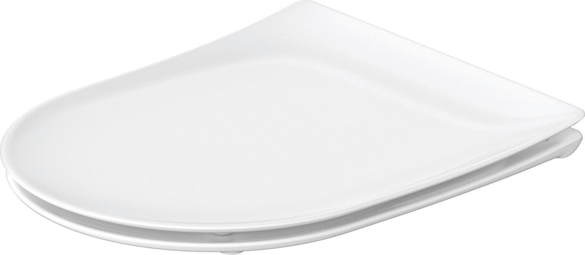 Duravit Soleil by Starck WC-Sitz Weiß Duroplast mit Edelstahl-Scharnier, abnehmbar