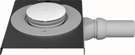 DURAVIT Tempano Duschwannenablauf DN 50, Abgang waagerecht, weiß – 90 mm Ablaufdurchmesser