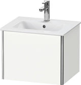 Duravit XSquare Waschtischunterbau Compact 400x510x418 mm weiß matt – wandhängend mit Tip-On-Technik