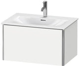 Duravit XSQUARE Waschtischunterbau 710 mm weiß matt – 1 Auszug, wandhängend, für Viu