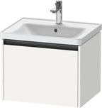 weiß matt / 1 Auszug / Waschtischunterbau