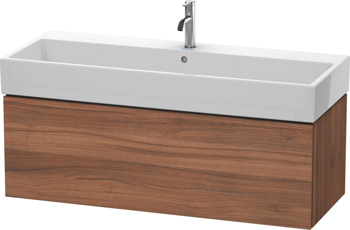DURAVIT L-Cube Waschtischunterbau 1184 mm, 1 Auszug, Weiß Matt, Tip-On