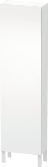 DURAVIT L-Cube Hochschrank 500x243x1760 mm, 1 Tür links, Weiß Matt, Soft-Close