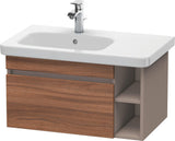 DURAVIT DuraStyle Waschtischunterbau 730 mm betongrau matt – wandhängend mit 1 Auszug & 2 offenen Fächern