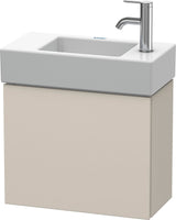 DURAVIT L-Cube Waschtischunterbau 480 mm betongrau matt, wandhängend, 1 Tür rechts