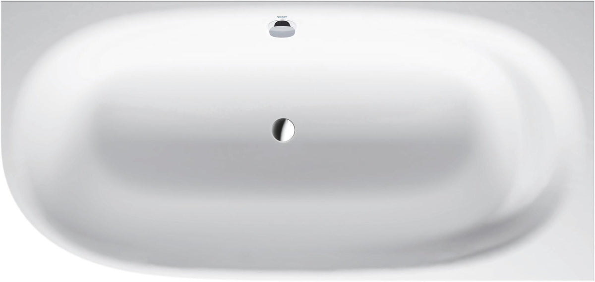 DURAVIT Cape Cod Badewanne 1900x900 mm Eckwanne rechts Weiß Matt mit Fußgestell & Verkleidung
