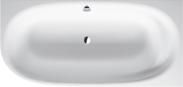 DURAVIT Cape Cod Badewanne 1900x900 mm Eckwanne rechts Weiß Matt mit Fußgestell & Verkleidung