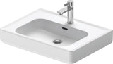 DURAVIT Waschtisch Soleil by Starck 650 mm Weiß mit Überlauf und Hahnlochbank