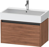 Duravit Waschtischunterbau Ketho.2 wandhängend 460x784x440mm Betongrau Matt 1 Auszug