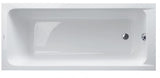 DURAVIT D-Code Einbau-Badewanne 1700x750 mm Weiß mit Überlauf und 1 Rückenschräge