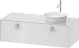 DURAVIT White Tulip Waschtischunterbau 1300 mm wandhängend, 1 Auszug, weiß seidenmatt