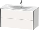 DURAVIT XViu Waschtischunterbau wandhängend 1010 mm, 2 Schubkästen, weiß matt – mit Tip-On-Technik