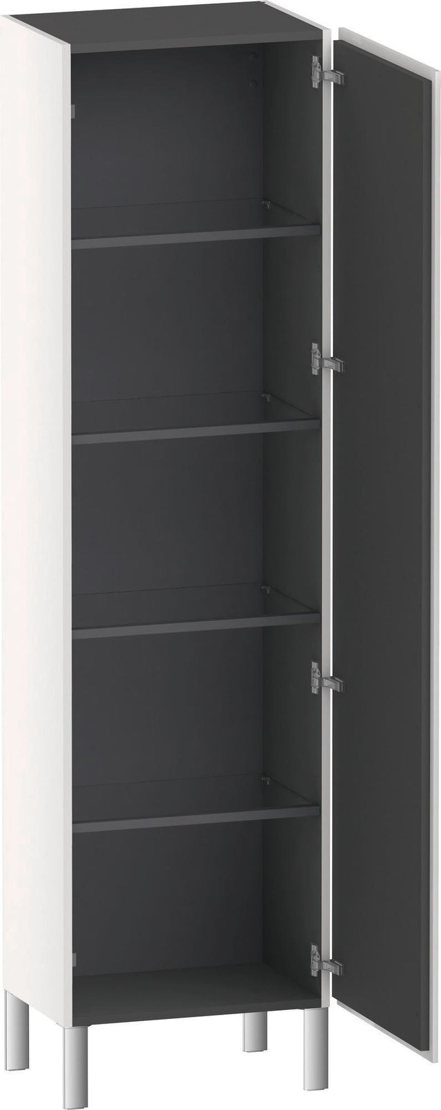 Duravit Hochschrank L-Cube 363x500x1760mm 1 Tür rechts, weiß hochglanz