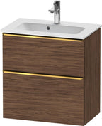 nussbaum dunkel / gold poliert / keine Angabe