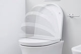 DURAVIT WC-Sitz White Tulip mit Absenkautomatik, Scharniere Edelstahl, weiß, 466x372x65 mm