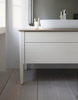 Duravit Luv Waschtischunterbau bodenstehend 1338 mm Weiß Seidenmatt mit Tip-On-Technik
