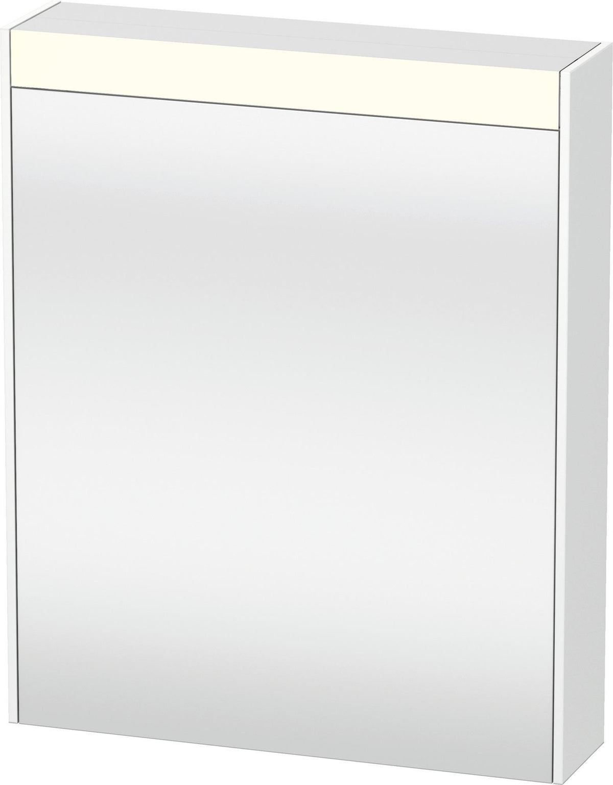DURAVIT Brioso Spiegelschrank 700 mm betongrau matt mit LED-Beleuchtung und Steckdose