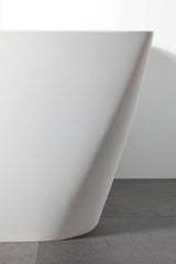 Duravit DuraSquare Freistehbadewanne 1600x750 mm weiß matt Mineralguss mit 2 Rückenschrägen