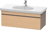 DURAVIT DuraStyle Waschtischunterbau 1000 mm wandhängend mit 1 Auszug und Soft-Close in Weiß Matt