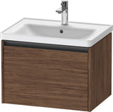 DURAVIT Ketho.2 Waschtischunterbau 634 mm betongrau matt, wandhängend, 1 Auszug mit Soft-Close