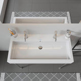 DURAVIT Waschtisch Vero 1000 mm mit Überlauf, Hahnloch Mitte, weiß