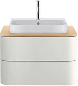 Duravit C.1 Einhebel-Waschtischmischer M mit Zugstange, Schwarz Matt
