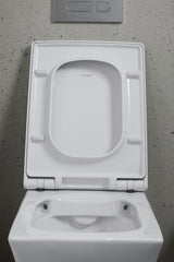 DURAVIT WC-Sitz Design Classics Viu Weiß mit Edelstahl-Scharnieren, ohne Absenkautomatik