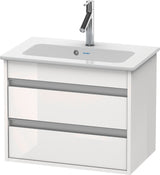 Duravit Ketho Waschtischunterbau 600 mm Weiß Matt mit 2 Schubkästen und Soft-Close