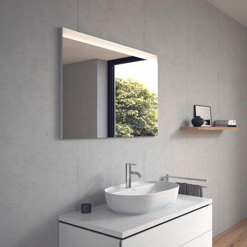 DURAVIT Licht & Spiegel Wandspiegel 600x700mm mit Beleuchtung, Heizung & Sensorschalter – Weiß