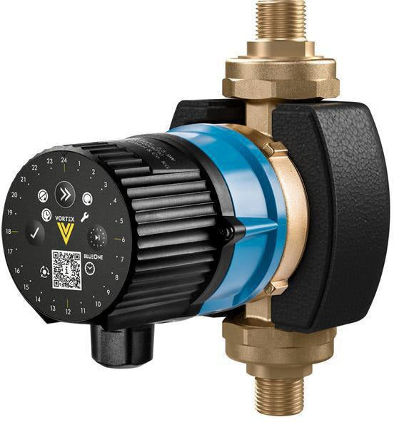 VORTEX Brauchwasserpumpe BWO 155 V Z mit Zeitschaltuhr und Verschraubungssatz 1/2Z