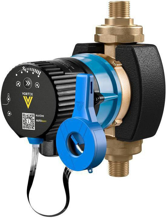 VORTEX Brauchwasserpumpe BlueOne 155 V SL mit Selbstlernmodul und Verschraubungssatz 1/2Z / LF15