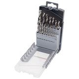 Kraftwerk Spiralbohrer-Sortiment HSS-G DIN 338, Ø 1-10/0,5 mm, 19-tlg
