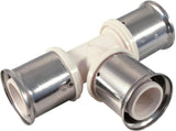 MULTITUBO Press-T-Stück aus PPSU 16x16x16mm – DVGW & KIWA zertifiziert, 10er-Pack