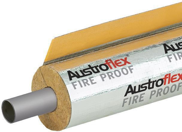 MULTITUBO Fire Proof Isolierung für Stahlrohre 21,3 mm – Steinwolle, Brandschutz A2, 6 Meter