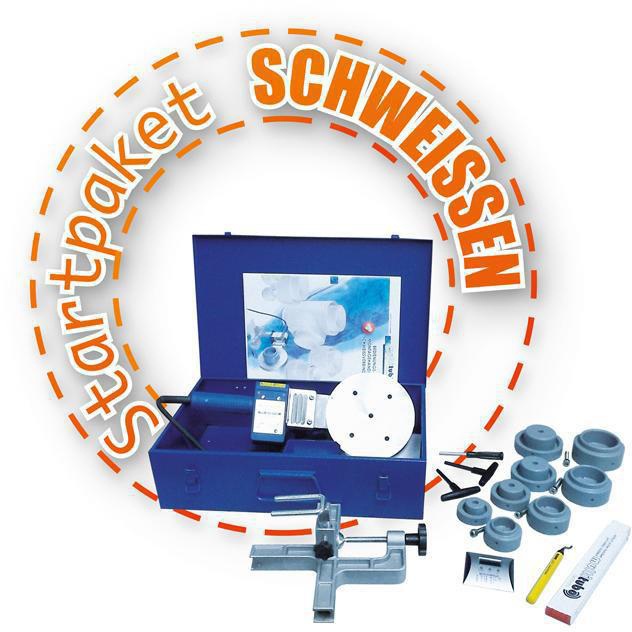 MULTITUBO Startpaket Schweißen – Komplett-Set mit Schweißmaschine 16–110 mm, Einsätzen & Zubehör