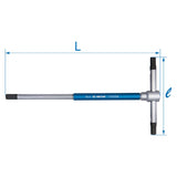 KING TONY Profi-Werkzeuge - T-Griff-Innensechskantschlüssel 2.5 mm 1195A25M