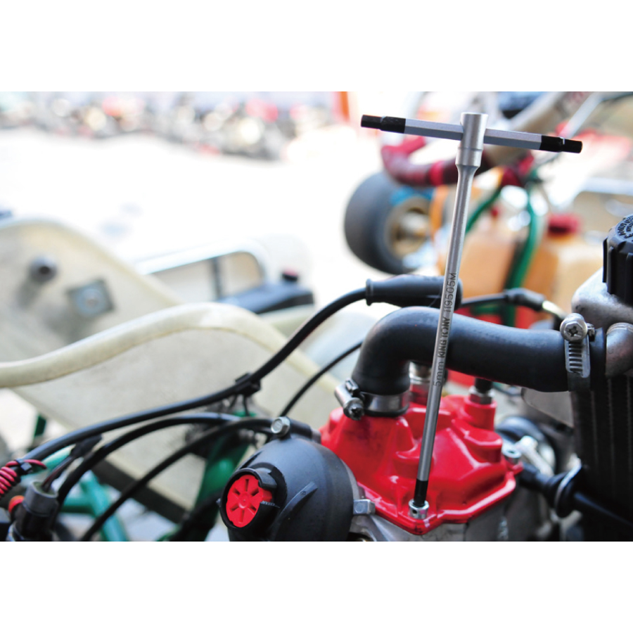 KING TONY Profi-Werkzeuge - T-Griff 6-Kantschlüssel - 10 mm 119510M