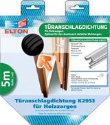 ELLEN Türanschlagdichtung K2953 5m TPE zum Einfräsen weiß – Holzzargendichtung