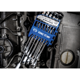 KING TONY Profi-Werkzeuge - Schraubenschlüssel-Set, metrisch, für Schnellmontage - 12 tlg. 12112MRS02
