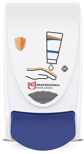SC JOHNSON PROFESSIONAL PROLINE Hautschutz-Spender 1 l – weiß/blau, für 1-Liter-Kartuschen