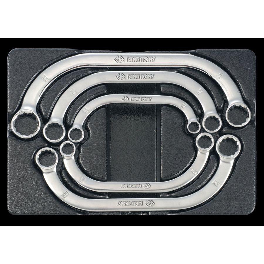 KING TONY Profi-Werkzeuge - Halbmond-Ringschlüsselset - 5 tlg. 91905MR